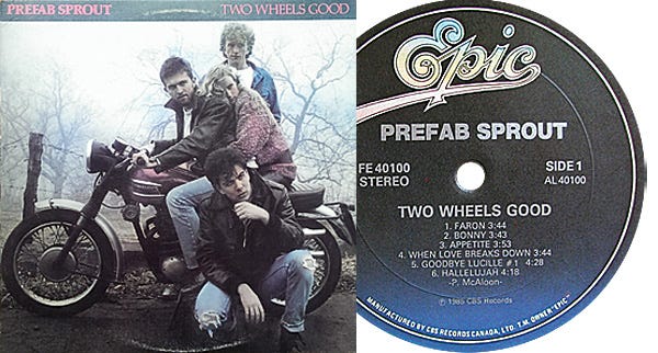 Prefab Sprout: Two Wheels Good/U.S. (Steve McQueen/UK), 1985 CBS