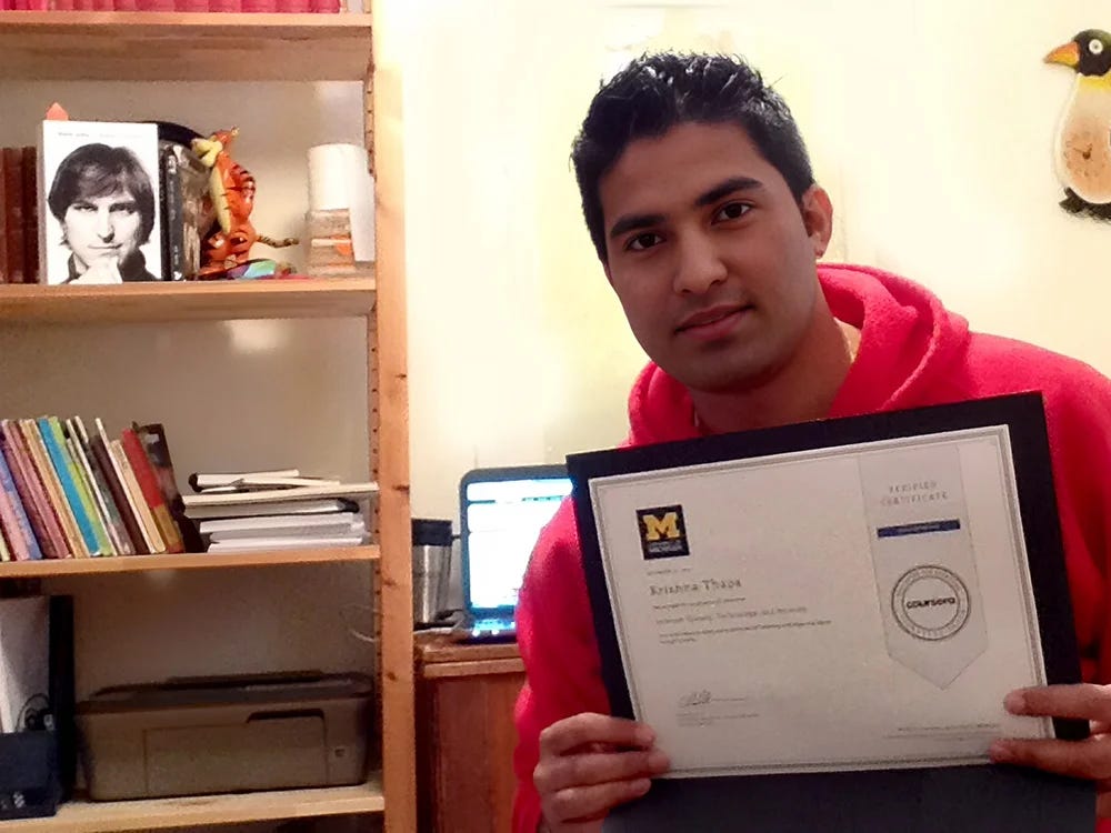 कम्प्युटर सेक्युरिटी सम्बन्धी कोर्स गरेपछि म