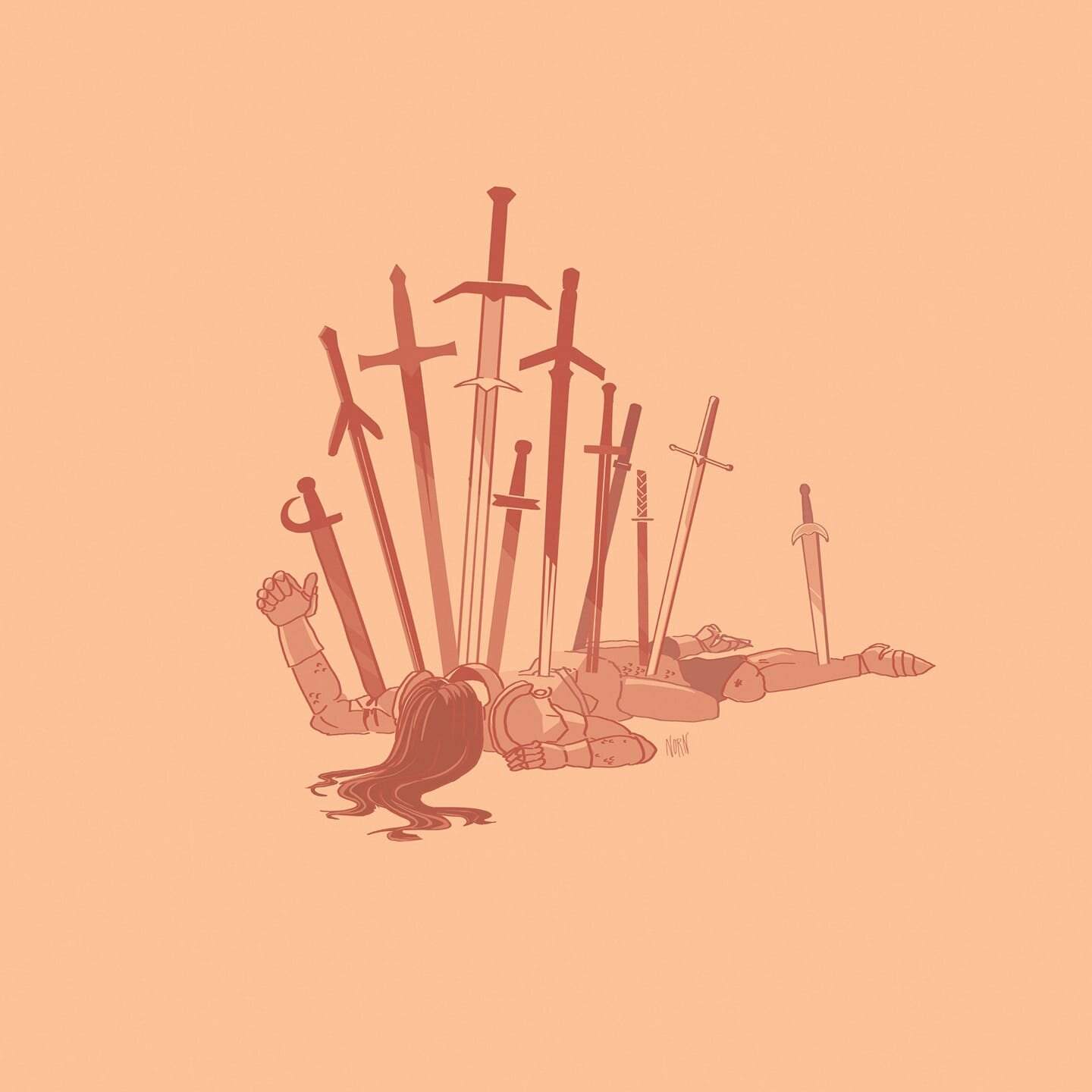 By @wownorn on twitter, who does lots of cool sword art.