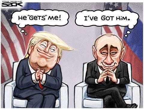 Political Cartoon on 'President Destroyed Putin Notes' by Dave Granlund ...