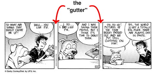 Including the "gutter" will help authenticate your organization's story