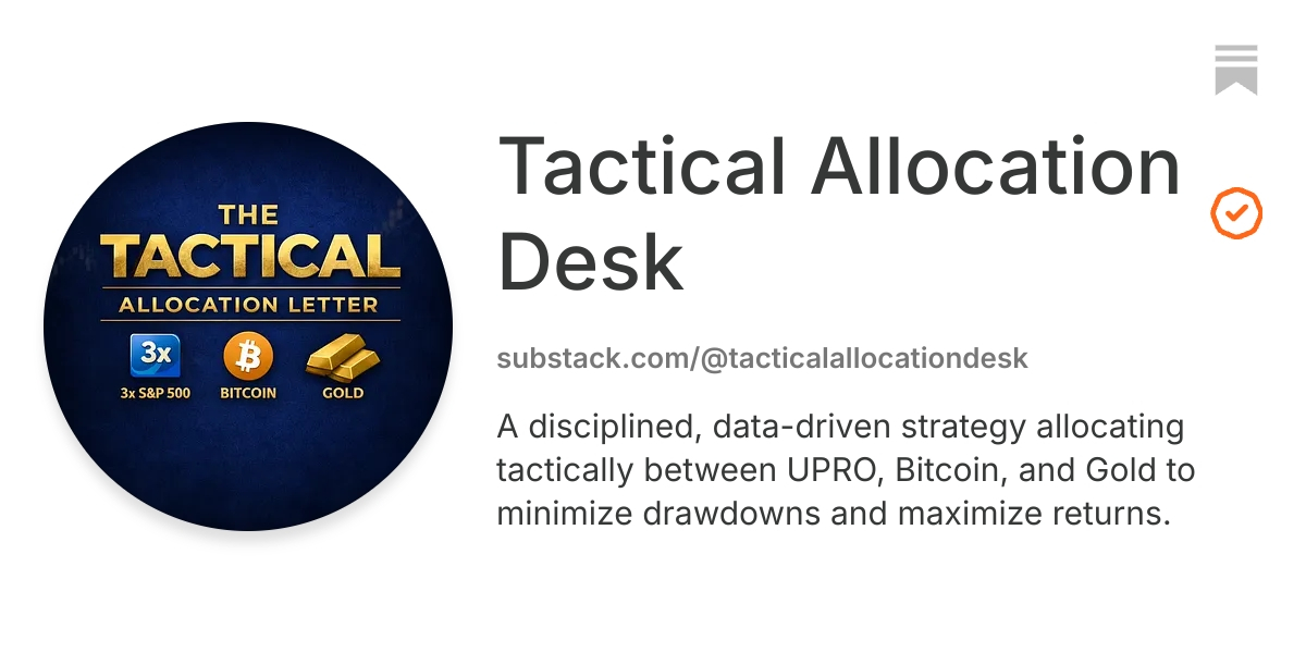 Tactical Allocation Desk | Substack