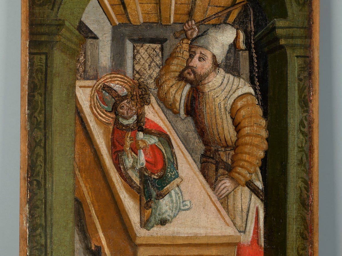 Een 13de-eeuwse Jood die Sinterklaas afranselt? Ja, dat mag je in het museum laten zien | Trouw Een 13de-eeuwse Jood die Sinterklaas afranselt? Ja, dat mag je in het museum laten zien | Trouw