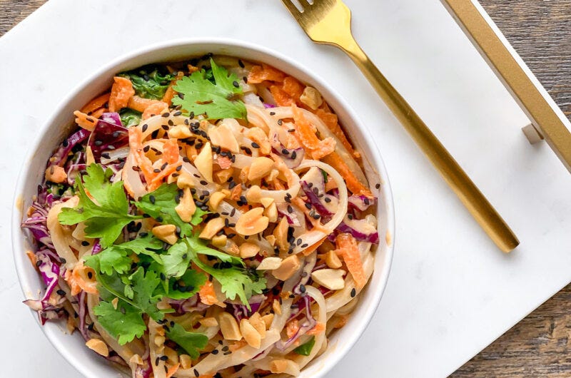 Pad Thai with Peanut Sauce