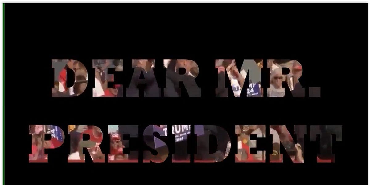 Premier Documentary "Dear Mr. President" by Mel Carmine