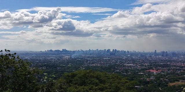 View of Metro Manila before the lockdown