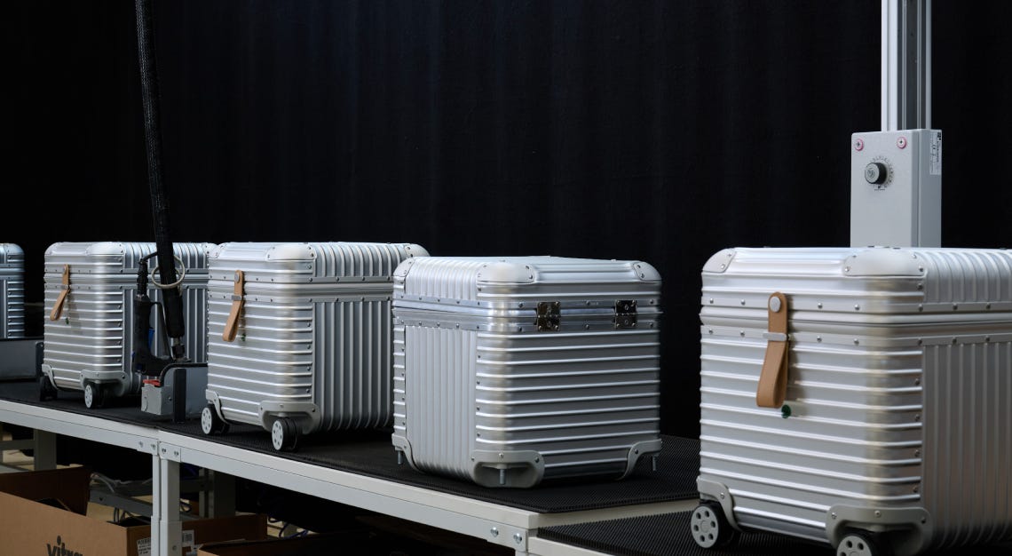 Rimowa collaborate with Vitra on aluminium stool and toolbox - Robb ...