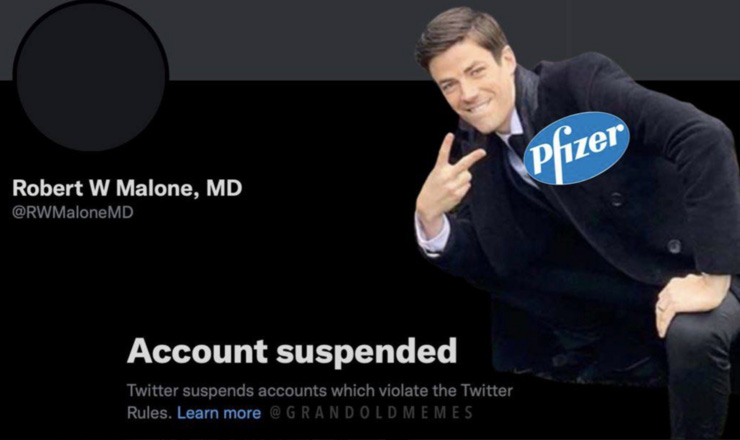 Robert Malone was banned from Twitter two days before his Joe Rogan episode dropped