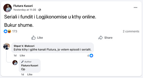 Flutura Kusari's Conspiratory Claims, blaming Gov for Cloudflare issues