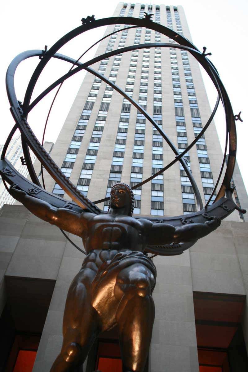 atlas statue new york