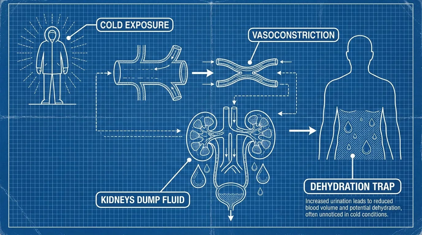 cold weather dehydration