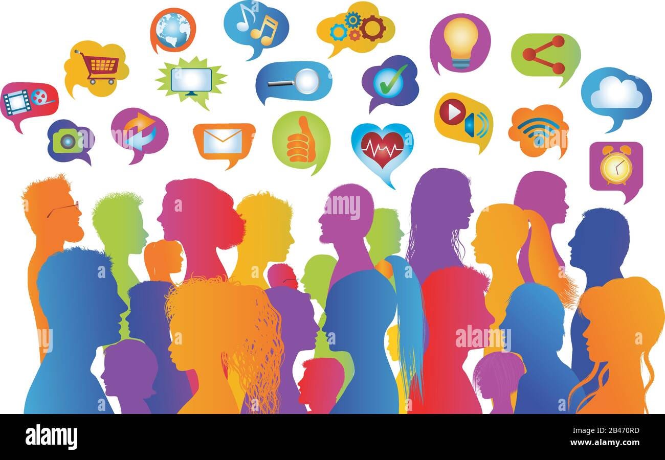 To socialize Stock Vector Images - Alamy