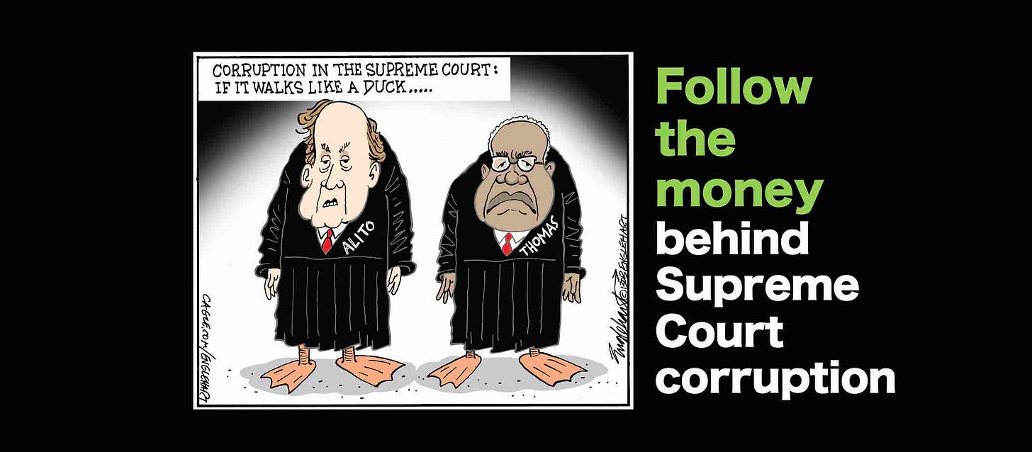 Follow the money behind Supreme Court corruption