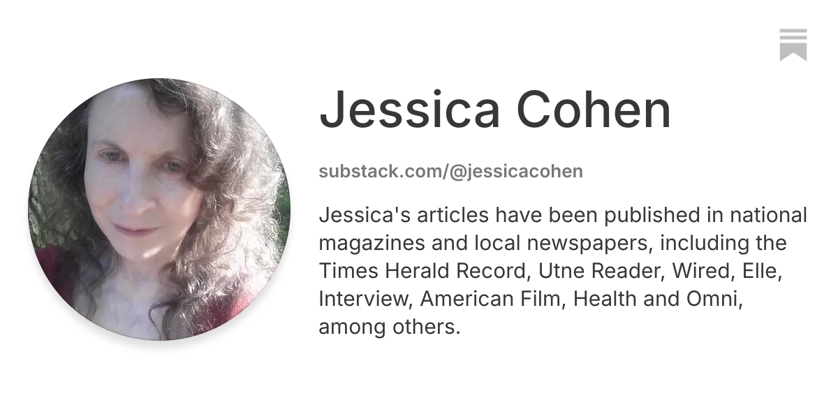 Jessica Cohen | Substack