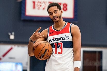 Jordan Poole looks depressed as hell in his new Washington Wizards uniform  | Marca
