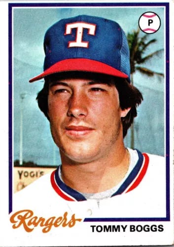 1978 Topps - #518 Tommy Boggs, Tommy Boggs - Picture 1 of 2
