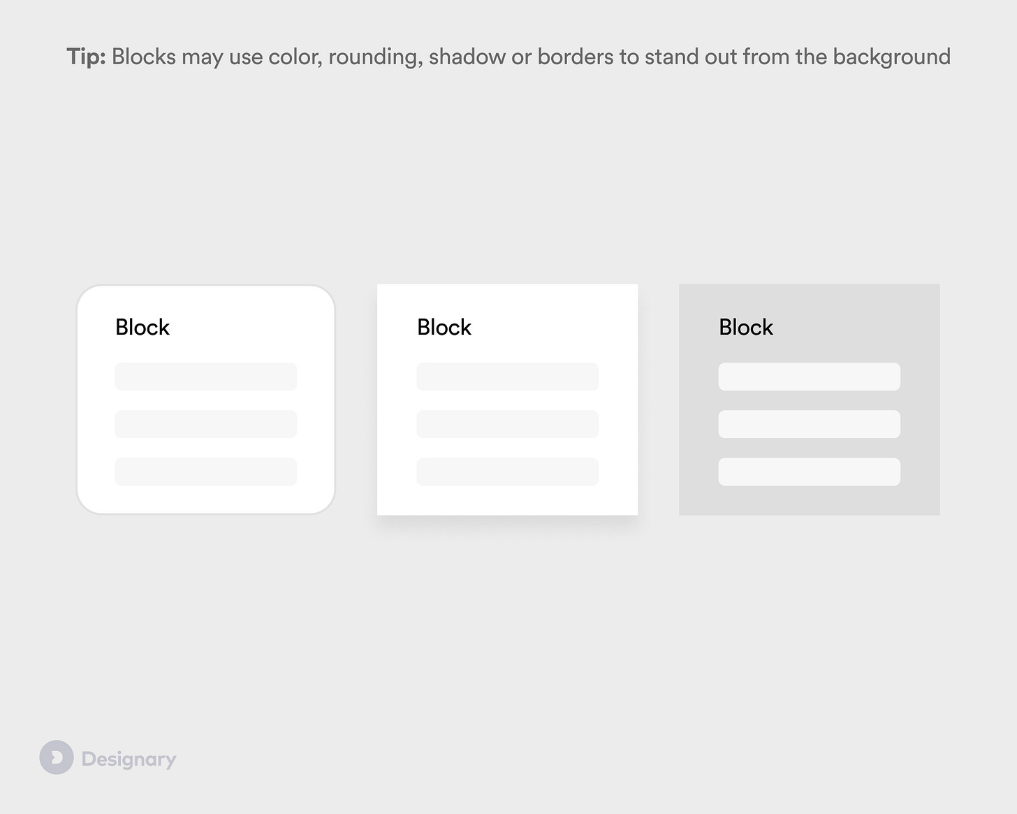 UX Tip #9: Sections, structure and visual hierarchy in UX