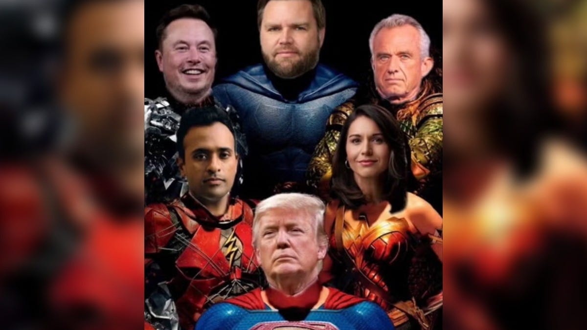 Trump as Superman, Musk as Cyborg: Ex-President's new post to 'save  America' - India Today