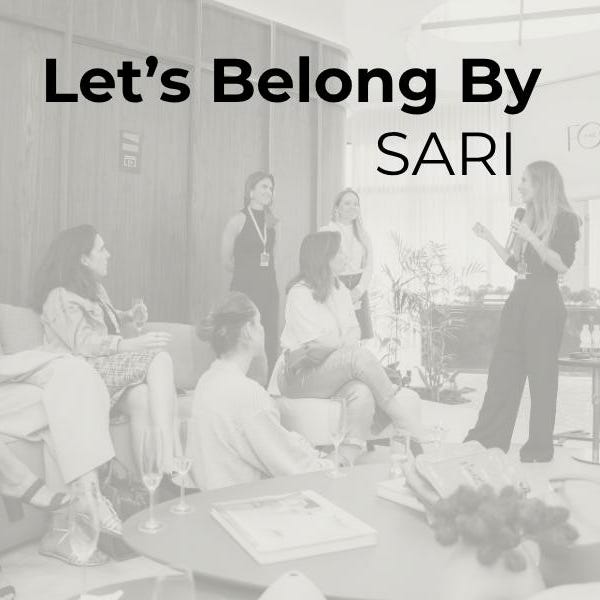 Let´s Belong By Sari