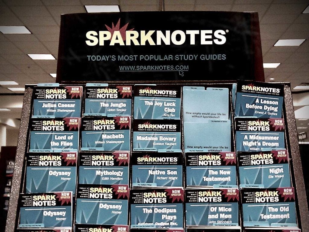 Sparknotes - lossy compression