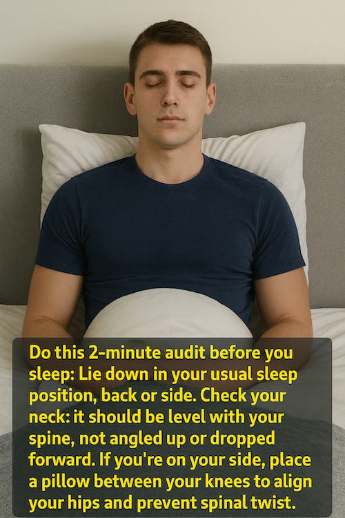 sleep posture audit 