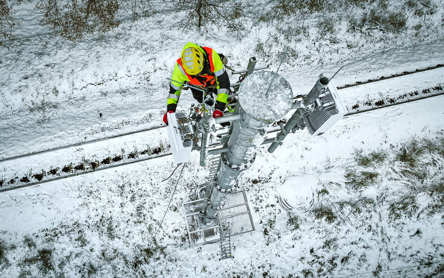 Vantage Towers needed just a month to build the 13 radio masts