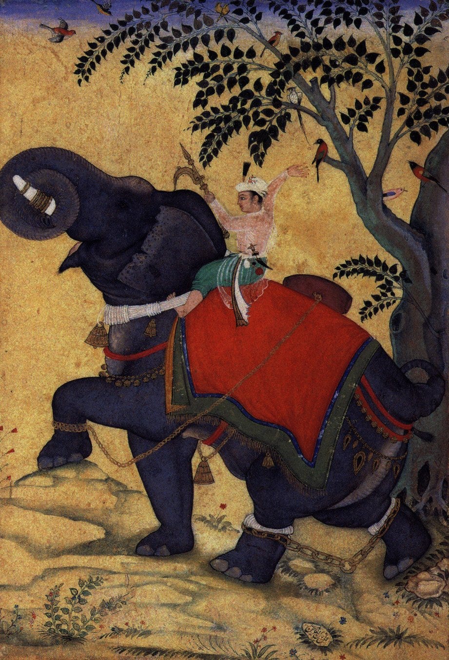 Mughal miniature elephant