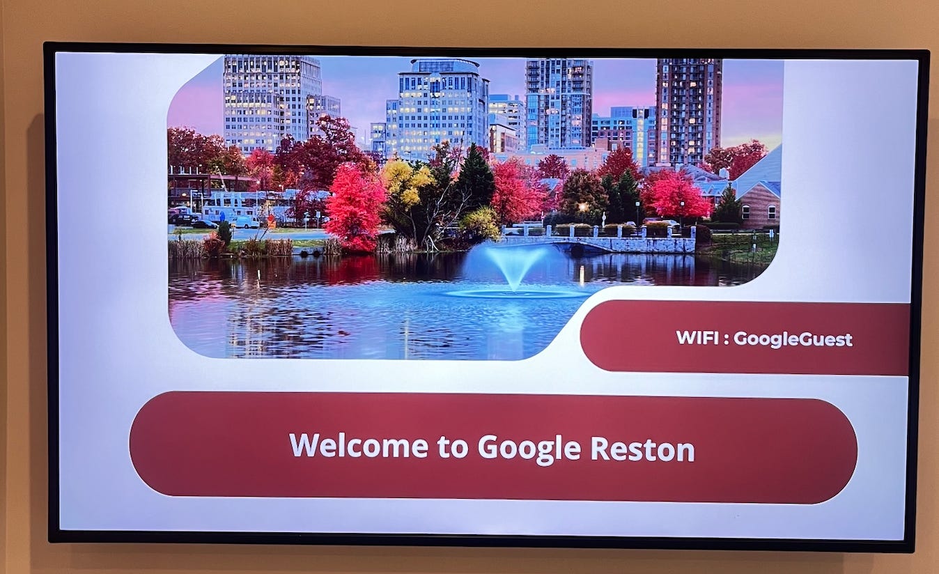 Google Reston, Washington
