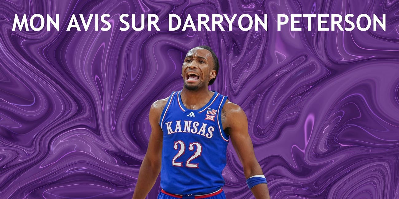 Mon avis sur Darryn Peterson