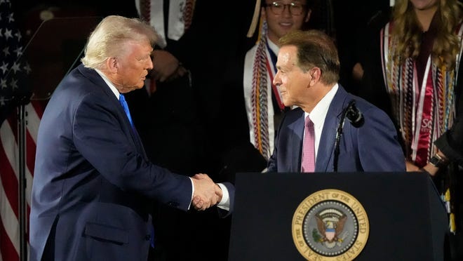 President Trump, Nick Saban speak to University of Alabama graduates