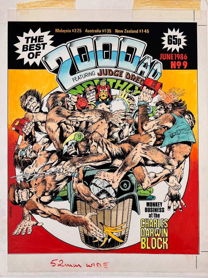 Classic 2000 AD Covers #4 - by Steve Cook - Secret Oranges