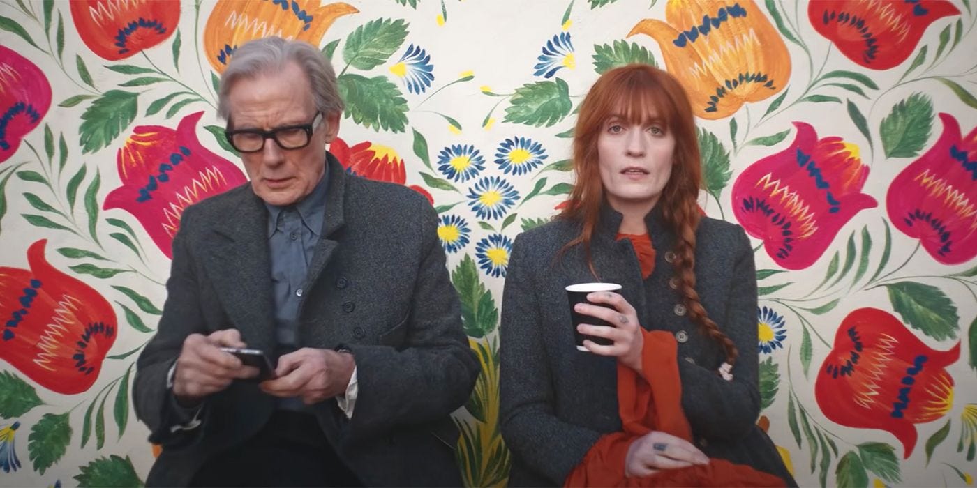 Florence + The Machine Music Video Directed by Autumn de Wilde Stars Bill Nighy Florence + The Machine Music Video Directed by Autumn de Wilde Stars Bill Nighy