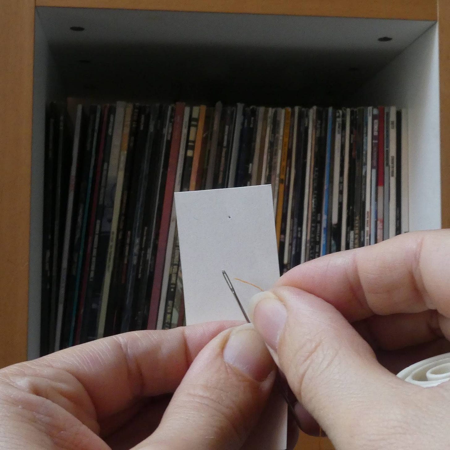 light when you thread a needle