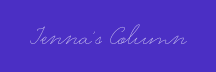 Jenna’s Column