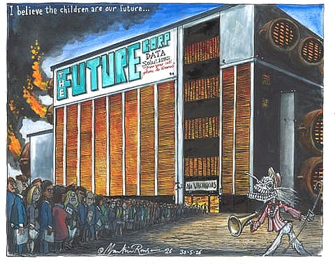 Martin Rowson on Tony Blair’s prescription for young people – cartoon