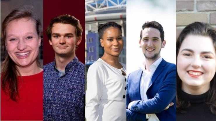 De jongeren op de kieslijsten van verschillende partijen in Noord-Holland