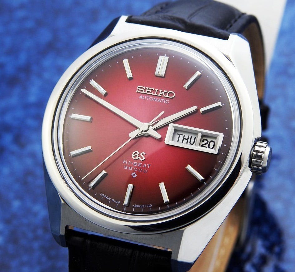 グランドセイコー GRAND SEIKO HI-BEAT 36000 Steel メンズ 自動巻き ( 極美品,OH済み ) / 35mm