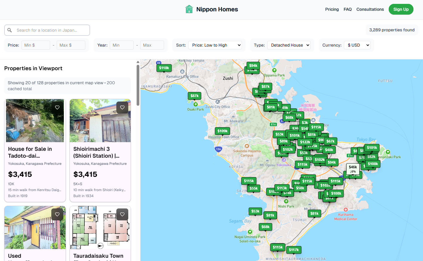 Introducing our new product: Nipponhomes.