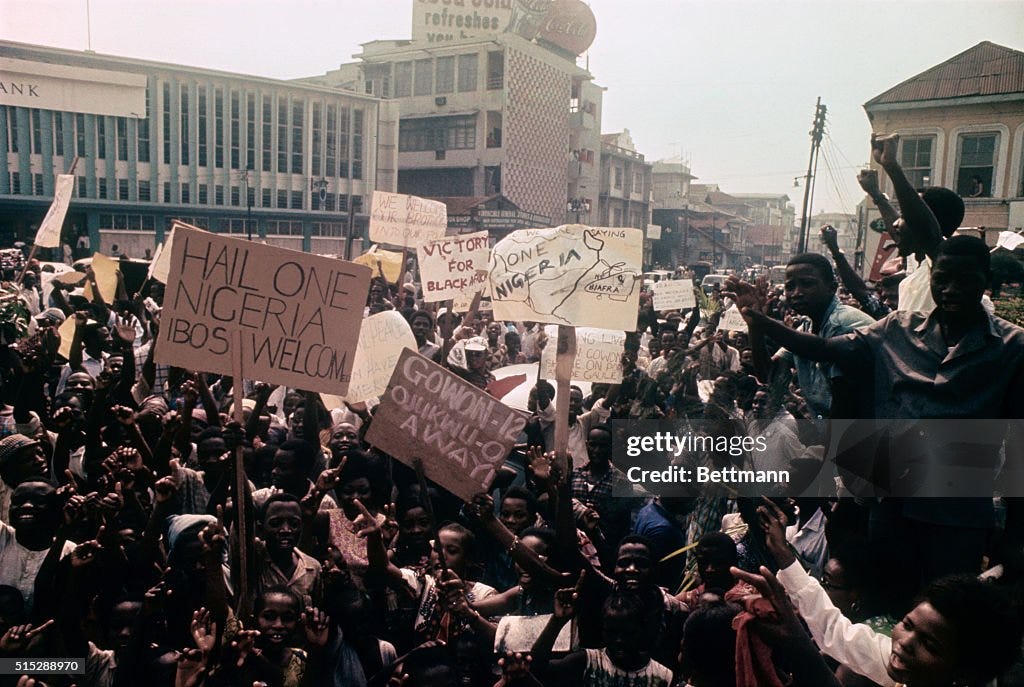 Nigerians Celebrating Ceasefire Announcement Nigerians Celebrating Ceasefire Announcement