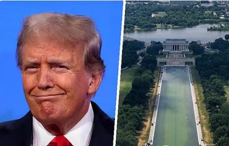 Government Admits That Trump Botched Reflecting Pool Renovation