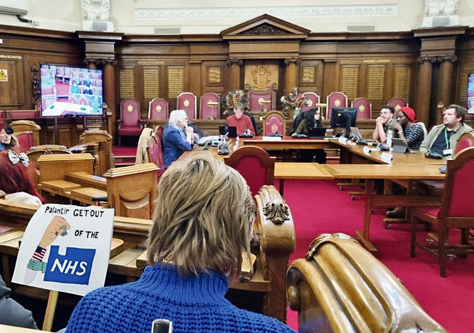 Get Palantir OUT of hospital, say Whit campaigners | Islington Tribune Get Palantir OUT of hospital, say Whit campaigners | Islington Tribune