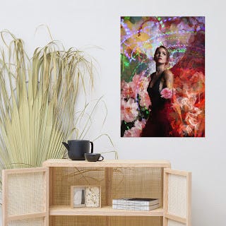Generous Spring by Dahlia Hosny, art work, painting, wall art, buy art, art for sale, art prints