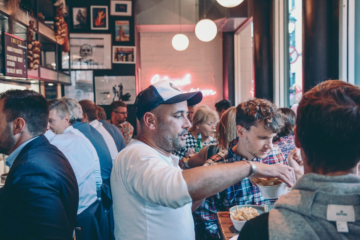 Niall Sabongi at the Seafood Cafe and their fish-based Sunday lunch menu