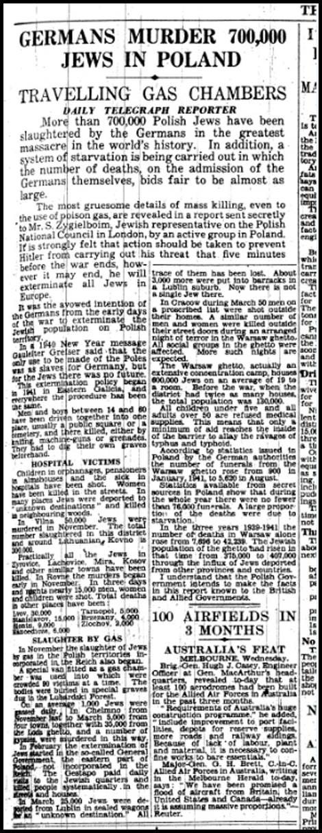 The origin of the myth. The myth of the “gas chambers” dates back to 1916 The origin of the myth. The myth of the “gas chambers” dates back to 1916