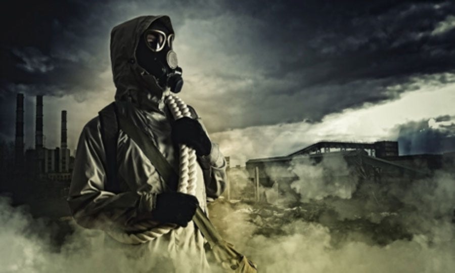 Stalker in gas mask (Sergey Nivens/ Adobe Stock) Stalker in gas mask (Sergey Nivens/ Adobe Stock)