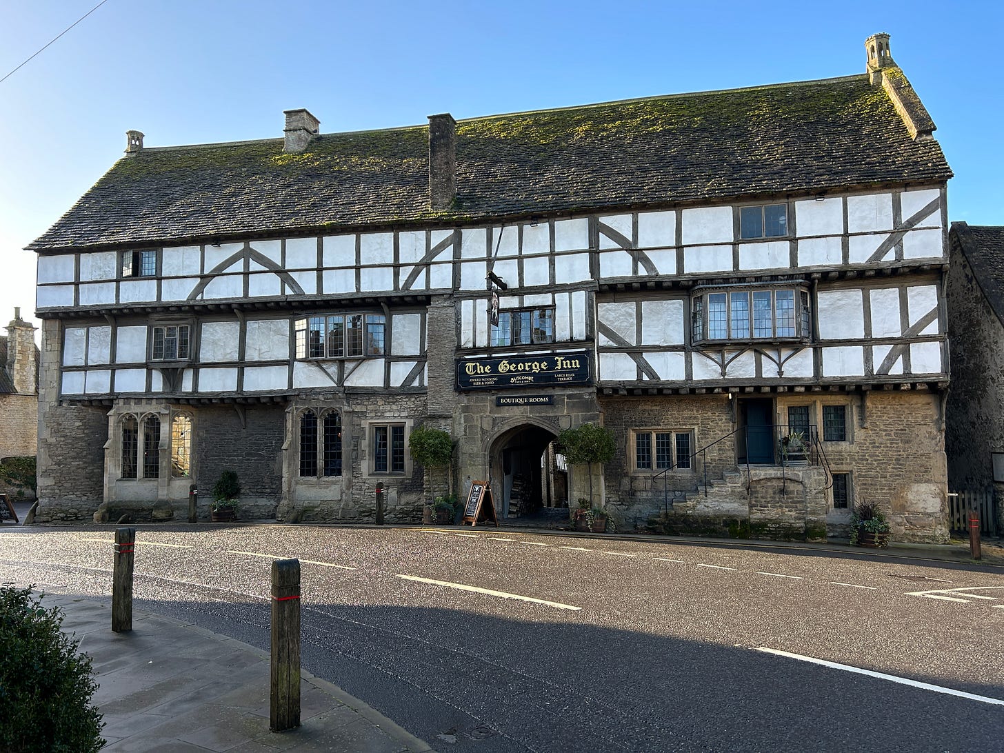 The George Inn, Norton St Philp, Somerset. Is this the oldest pub in England? Image: Roland's Travels