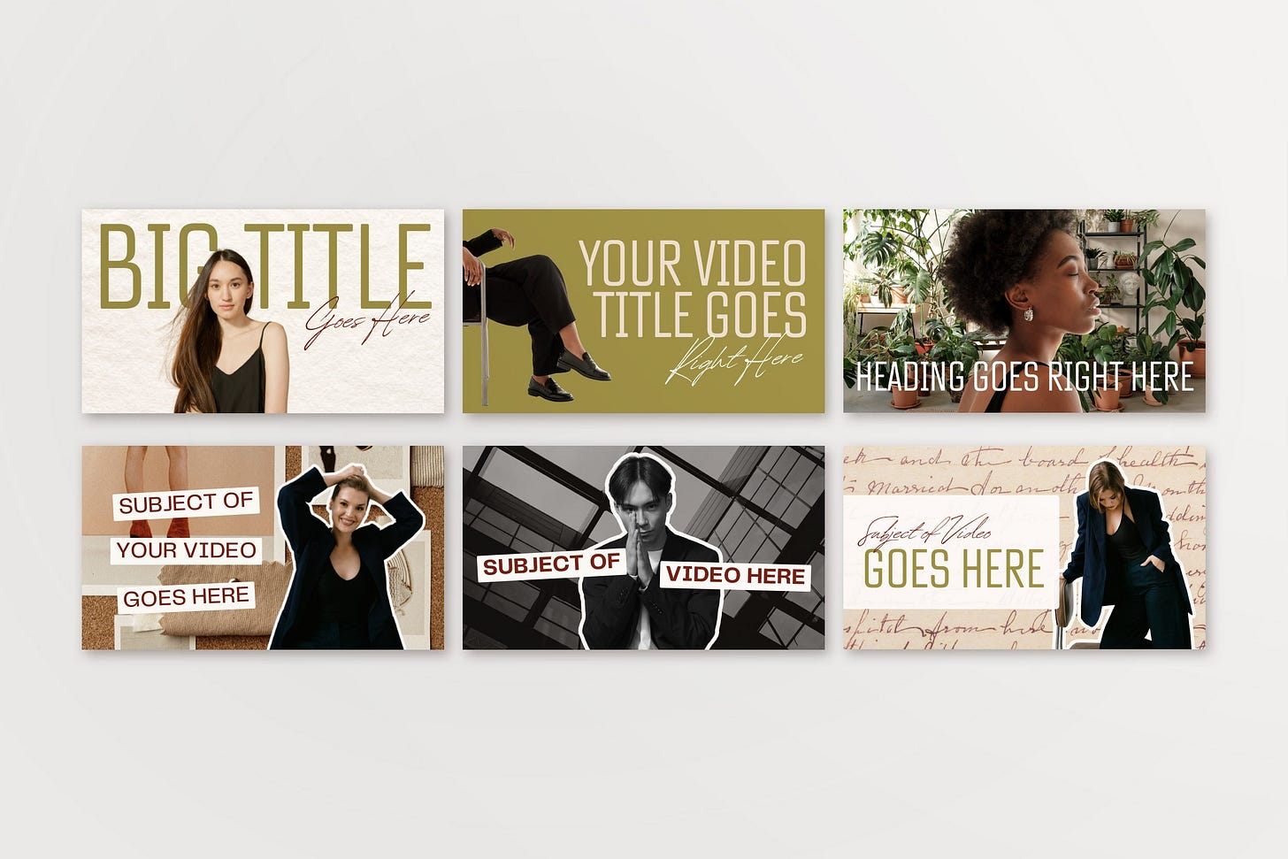 Youtube and Instagram Reels Thumbnail Canva Templates: Bright Collection —  Creative Template Shop