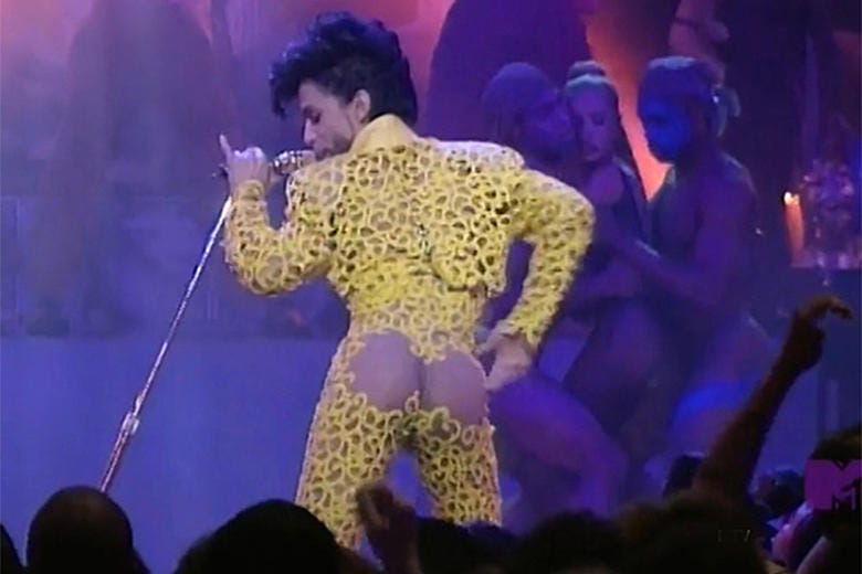 Prince at the 1991 VMAs