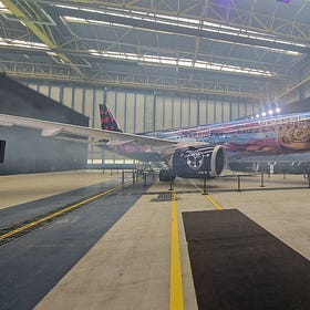 Brussels Airlines et le festival Tomorrowland présentent une nouvelle peinture d'Amare pour le retour de leur Belgian Icon