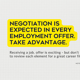 On Launching Your Career: Receiving an Offer